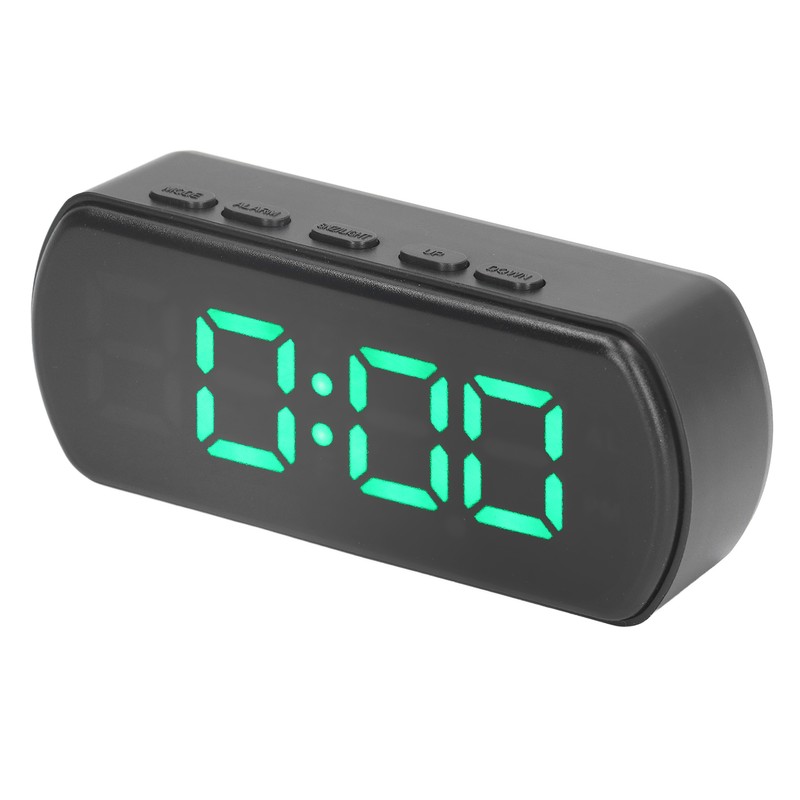 Digital Alarm Clocks Snooze Temperature 12 24Hr Small Electronic Desk