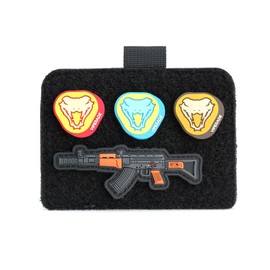 VIPERADE PL6 EDC Elastic Organiser Holder,Modular Organiser,EDC Insert Pouch Panel Hook Backed Accessories Holder,EDC Organizer Attachment for Backpack,Tactical Vest,EDC Bag