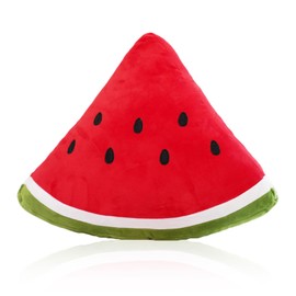 zhidiloveyou 11.8" Watermelon Plush Pillow Cute Stuffed Fruit Toy Hug Pillow Gifts for Kids