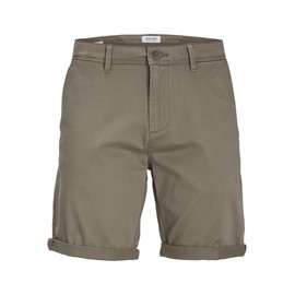 JACK & JONES Men's Regular Fit Chino Shorts JPSTBOWIE JJSHORTS Solid SN Bungee Cord Large