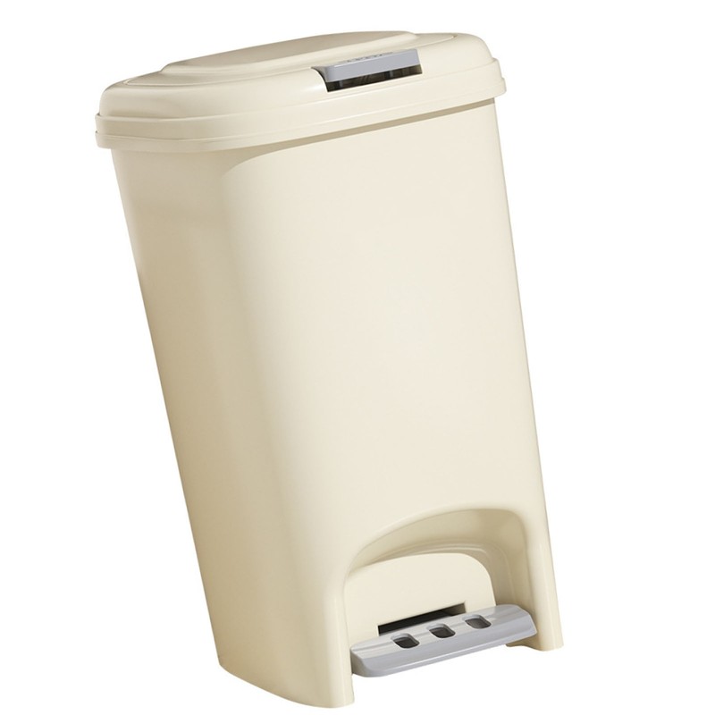Foot Step Trash Can Large Capacity Versatile Stylish Lid Design