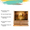 Vencer Adjustable Wooden Artist Table Easel with 3-Drawer Storage Box,Portable