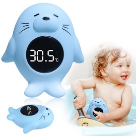 Bath Thermometer Digital Baby,Water Temperature Thermometer,Bath Temperature Thermometer,Newborn Floating Toy,High-Precision Measurement,Baby Bath Thermometer Newborn With Led,Baby Thermometer Room
