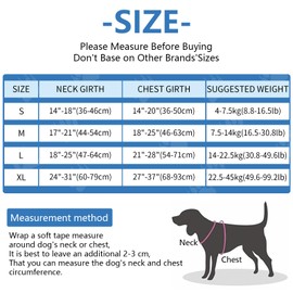 No Pull Dog Harness with AirTag Holder, Adjustable Escape-Proof Vest for Medium Dog, No Choke Reflective Harness with Handle for Easy Control Heavy Duty for Training, Hiking walking (Blue, M)
