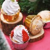 100 Pack Cupcake Liners with Lids 3.5 Oz Foil Baking
