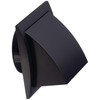 EUROPLAST Ø 100mm / 4'' Cowled Duct Cover with Gravity
