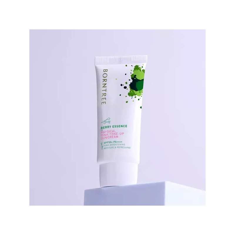 Montree 본트리 베리에센스 무기자차 핑크톤업 선크림 50ml 2개/SPF50+PA4+/눈시림없는 썬크림 Bontree