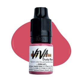Pigmento para labios – Rosa polvoriento – Maquillaje permanente para labios – Tinta microblading para labios duraderos y coloridos – L
