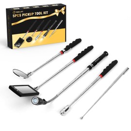 Telescoping Magnetic Pickup Tool Set 5PCS, Valentine's Day Gifts for Him Boyfriend Men Dad Husband,Anniversary Gifts Ideas, White Elephant Birthday Present for Men, Home Gadgets Mens Tool