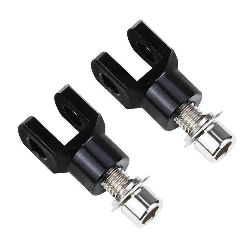 Motorcycle Foot Pegs Mount Supports Compatible with Harley Softail FX