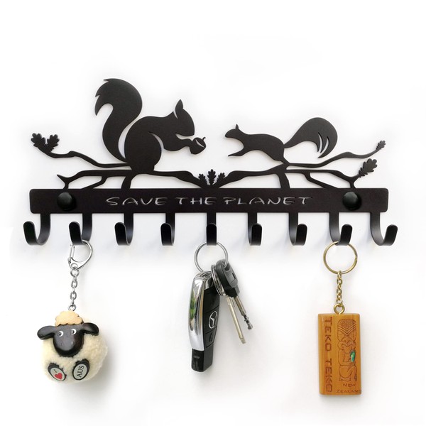 ELFSELF® Key Rack for the Wall - Save the Planet