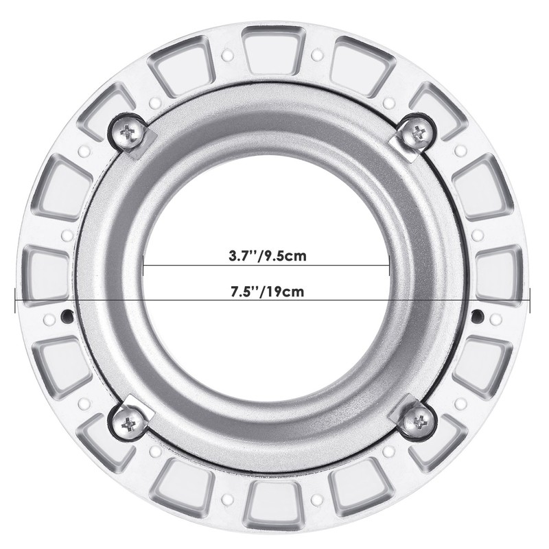 Neewer Metal Bowens Speed Ring Speedring Adapter for Bowens Softbox