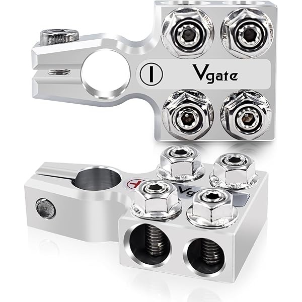 Vgate 8-Way Lead Acid Battery Terminal Connector, AGM Post Terminal