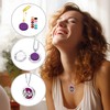 GV77ZF Women's Essential Oil Necklace, 316L Stainless Steel Pendant Aromatherapy