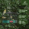 Kingsyard Squirrel Proof Platform Bird Feeders for Outdoor Hanging, Caged