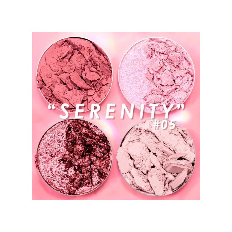 Cuarteto De Sombras Para Ojos Paleta Intensity Glam Pink Up
