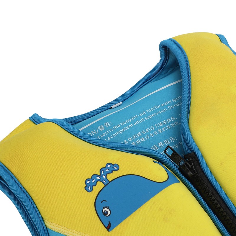 Kids Buoyancy Vest Adjustable Double Belt Design Safe Children Floating