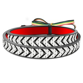 TOTMOX Truck Tailgate Bar Light LED Arrow-Style 12V Night Driving Warning Lamp Turn Signal Brake Reverse Strip Light Lumen 500LM 1.5M/60.0IN