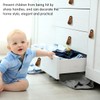 DOXILA Leather Drawer Pulls - 6PCS Door Handles for Furniture