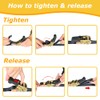 2 Pcs Ratchet Tie Down Straps with Durable Material, Adjustable