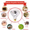 Aiicioo UVB Reptile Light 160W - UVB Light Bulb for