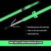TIGER ARCHERY 34inch Bowfishing Arrows Solid Fiberglass Shaft with Broadhead