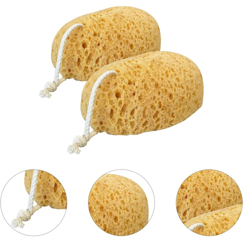 VALICLUD 2 piezas Esponja Exfoliante de Baño con Diseño de