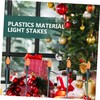 KONTONTY Solar Light Stakes 30pcs Replacement Christmas Lights Ground Stakes
