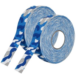 QINGZY 2PCS Eishockey Schläger Tape, Rutschfestes Hockey Schläger Band Rolle, 2.5cm*25m Selbstklebendes Sport Griffband, Hockey Schlägerband für Tennis Badmintongriff Golfschläger Tennisschläger (03)