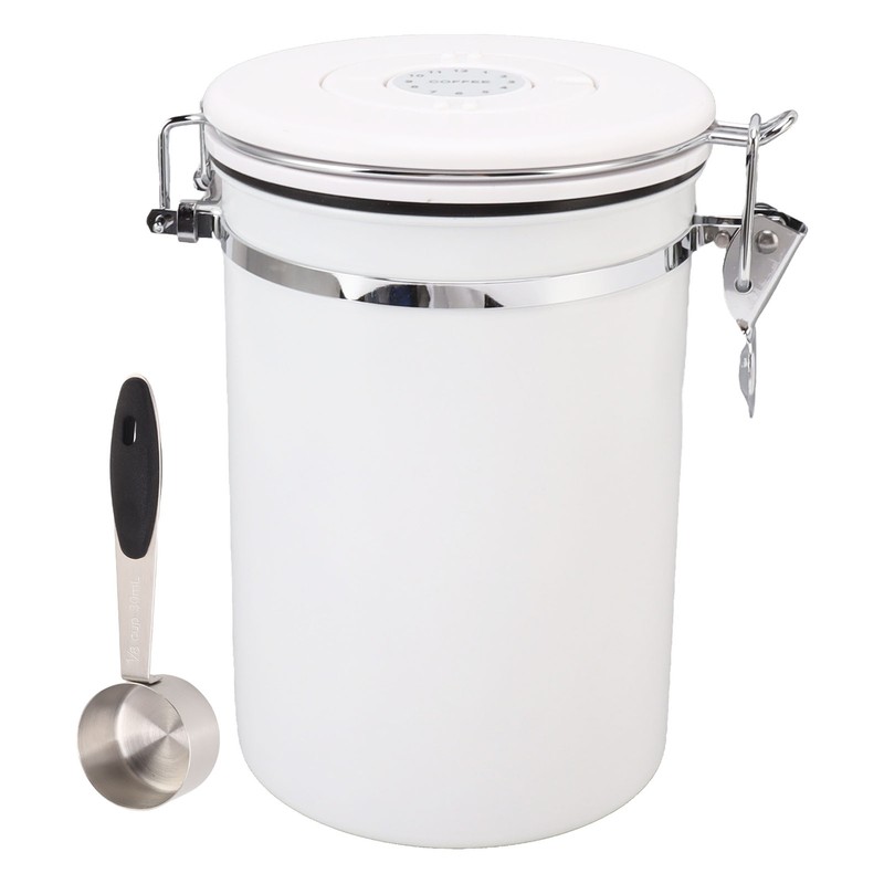 Coffee Canister Stainless Steel Good Sealing Food Airtight Storage Container