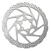 Clarks Cycle Systems TL-027 Steel 6-Bolt Disc Brake Rotor, Silver,