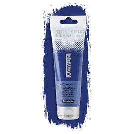 Schmincke - Akademie Acrylic Colour, Prussian Blue in 120 ml Tube, 23447012, Fine Artist Acrylic Paint, Brilliant, Highly Lightfast and Cadmium-Free, for Acrylic Painting, Mixed Media