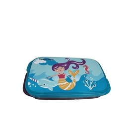 Tupperware to Go Lunch Box Clever Break 550 ml Lunch Box with Divider Eco+ School (Mermaid 590 ml)