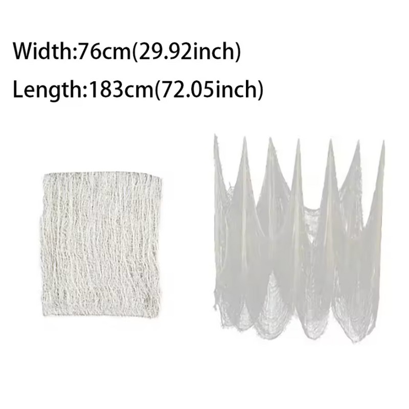 2 pcs Halloween Bloody Gauze Decorations, Horror Bloody Cloth Door