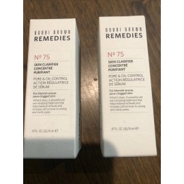 Bobbi Brown Lot 2 BOBBI BROWN Remedies Skin Clarifier No. 75 - Pore Control & Balance .47 Oz
