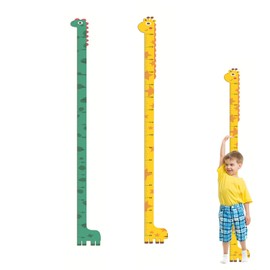 Srvauyea 2 pieces children's height height chart, 180 cm height chart for children, size gauge for children, children's height chart wall sticker, animal wall decal, children's room decoration for