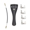 4/3 Violin Kits Set, 3 in 1 Ebony Tailpiece with