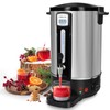 alelarocr Commercial Coffee Urn 50 Cups（12L, Stainless Steel Large-Capacity Coffee