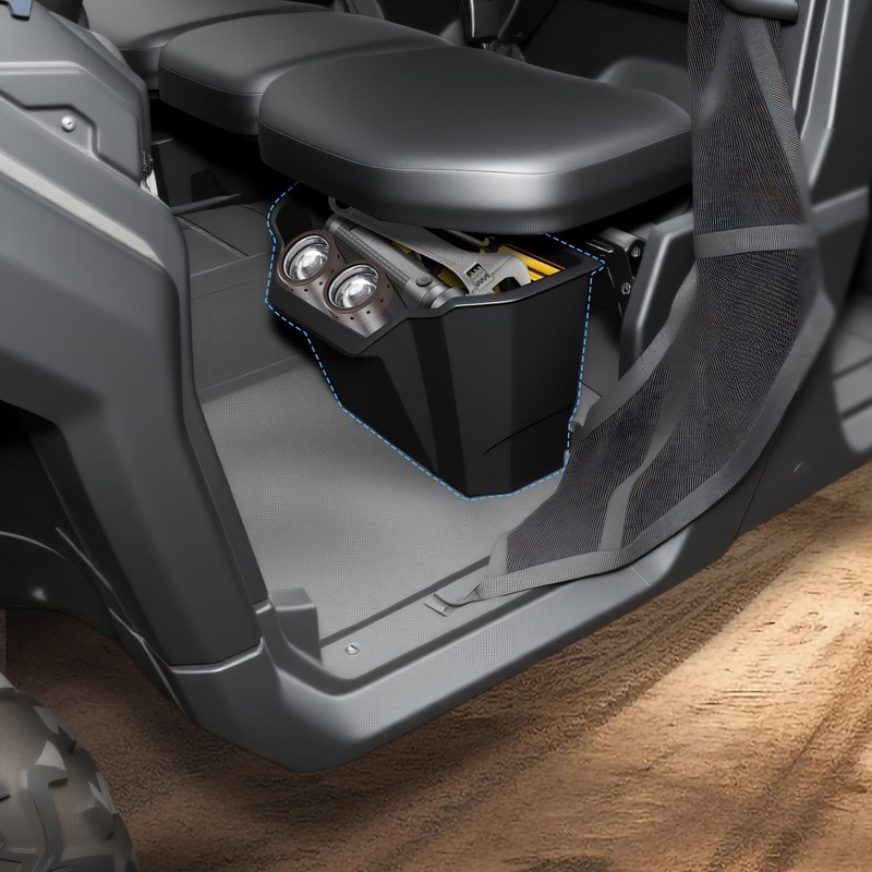 XATVXUTV Driver Under Seat Storage Bin for Can Am Defender,