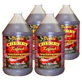Double Cherry Refresh - Concentrated yet economical deodorant for the removal of unpleasant odors / 4 gallon case