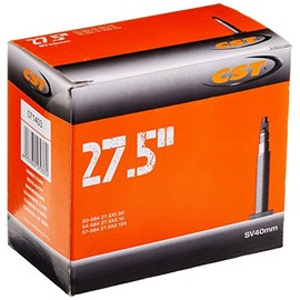 CST Uni 071403 Bicycle Inner Tube – Black, 27.5 x 1.90 – 2.10 47/54 – 584 SV40 mm