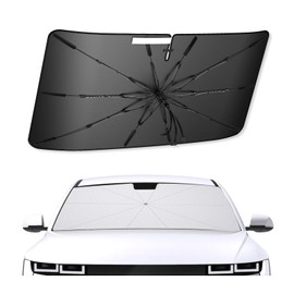 SXCY for 2022-2024 2025 Hyundai Ioniq 5 Windshield Umbrella Sunshade [Easier Foldable] 2023 2024 2025 Ioniq 5 Accessories Sunshade Umbrella for 2024 2025 Ioniq 5 Windshield Umbrella Sun Shade