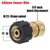 OTNE Pressure Washer Adapter Quick Connection Quick Release for Kärcher