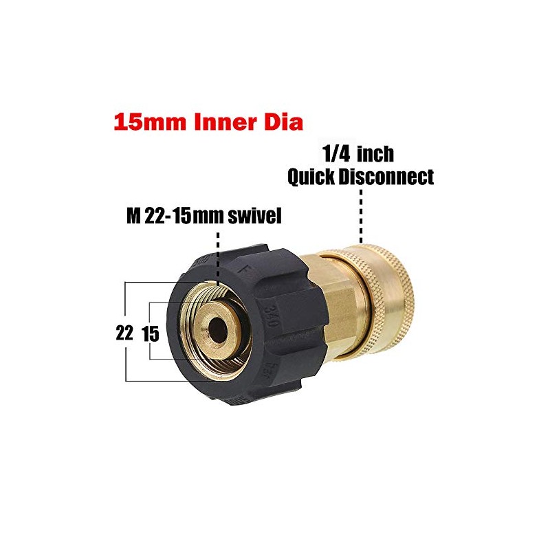 OTNE Pressure Washer Adapter Quick Connection Quick Release for Kärcher
