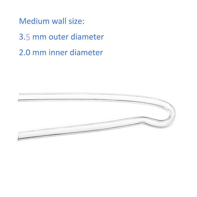 6pcs/lot Size #13 Preformed BTE Earmold Hearing Aid Tubes (3.5