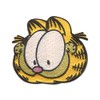Comercial Mercera Garfield© Head Comic Cat Embroidered Patch Iron on
