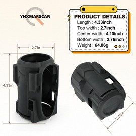 49-16-2563 Protective Boot for M12 Fuel 1/2 and 3/8 Stubby Impact Wrenche 2562-20 Protective Boot Compatible with Milwaukee M12 2562-20 2563-20 2563P-20 Protective Boot