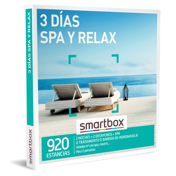 Smartbox 3 Dias Spa and Relax Gift Box Unisex Adult Standard