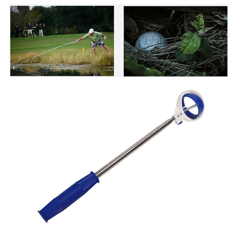 Golf Ball Retriever Telescopic Ball Picker Stainless Steel 8 Sections