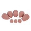 MAANGE 8pcs Sponge Makeup Blender Wet Dry Dual Use Cosmetic